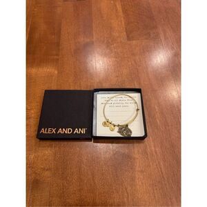 New Alex and Ani guardian of healing, renew me, angel bracelet with box